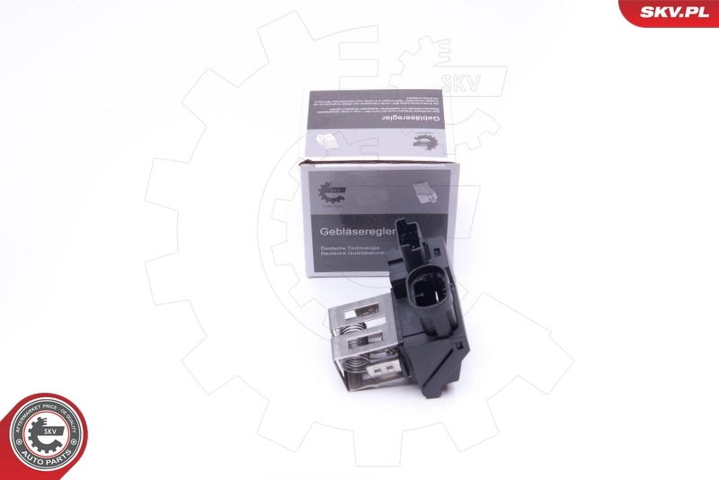 Resistor, interior blower